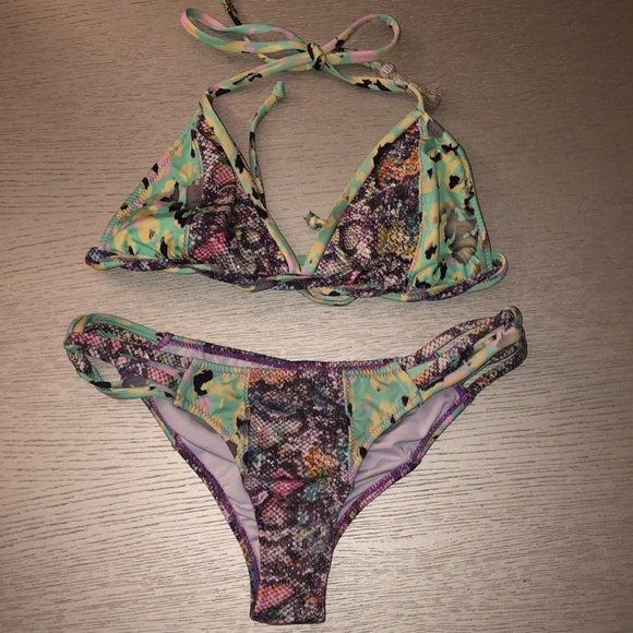 Agua Bendita Python Bikini Size S - Picture 2 of 11